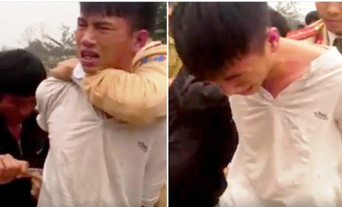 Nam sinh khóc lóc, kêu oan sau khi lấy trộm xe máy bỏ chạy - ảnh 2