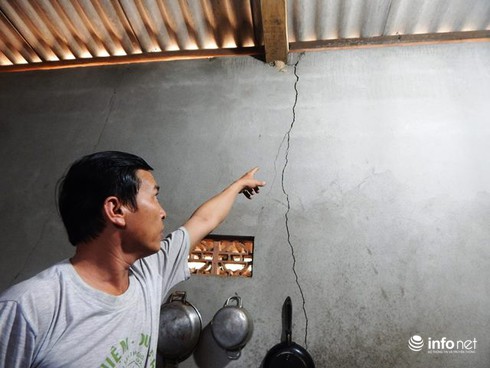 Thừa Thiên Huế: Phấp phỏng sống trong những ngôi nhà nứt toác vì mỏ đá nổ mìn - ảnh 9