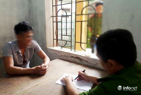 Hà Tĩnh: Nghi đánh vợ, bị triệu tập thì la hét tại đồn công an - ảnh 1