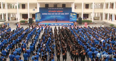 Nghệ An phát động chiến dịch “Tắt điện bật tương lai” - ảnh 1