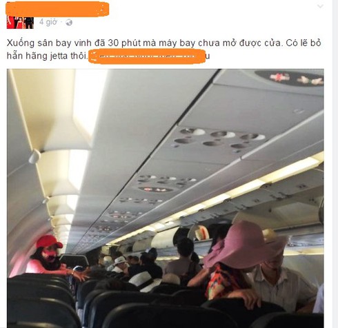 Nghệ An: Máy bay Jeststar không mở được cửa, hơn 150 hành khách bị ‘giam lỏng’ - ảnh 1