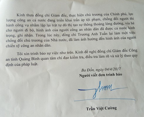 Quảng Bình: Thượng úy CSGT cản trở việc cưỡng chế công trình vi phạm - ảnh 3