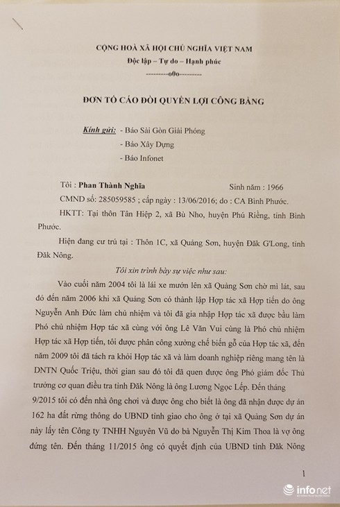 Đắk Nông: Công ty gia đình cựu PGĐ CA tỉnh dính lùm xùm bán đất rừng trái phép - ảnh 4