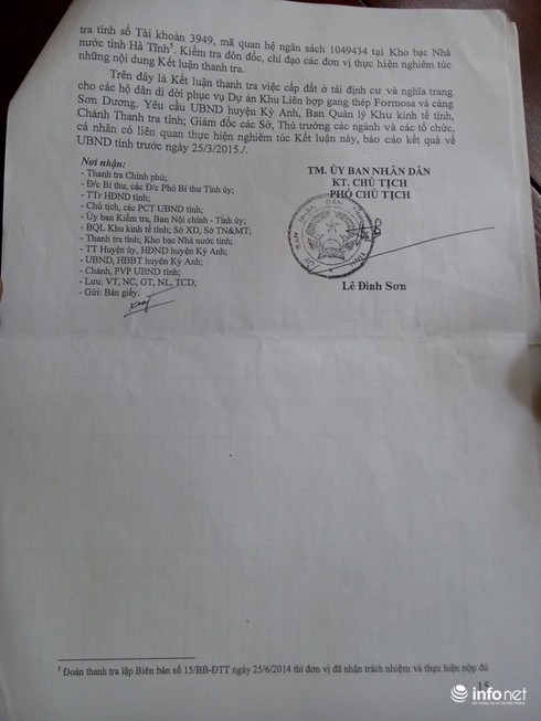 Hà Tĩnh: Thu hồi hàng trăm lô đất TĐC DA Formosa sau những quyết định tranh cãi - ảnh 2