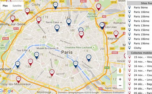 Người Pháp xếp hàng hiến máu giúp nạn nhân khủng bố ở Paris - ảnh 2