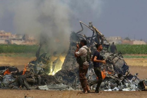 Phát hiện khí độc gần nơi trực thăng Nga bị bắn rơi ở Syria - ảnh 1