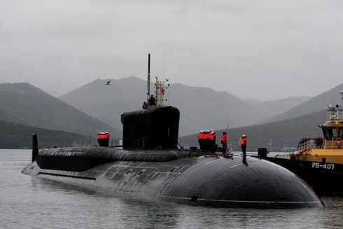 Tàu ngầm hạt nhân 'khủng' Vladimir Monomakh gia nhập Hải quân Nga - ảnh 2