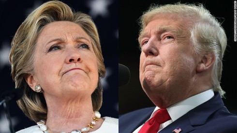 Khảo sát tín nhiệm: Trump, Clinton