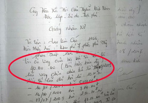 Trưởng Công an Phan Thiết chỉ đòi nợ giúp! - ảnh 1