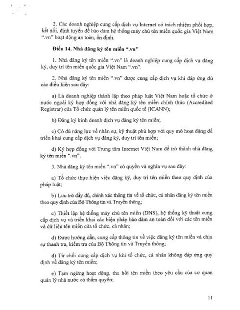 Toàn văn Nghị định số 72/2013/NĐ-CP về Quản lý, cung cấp, sử dụng dịch vụ Internet... - ảnh 11