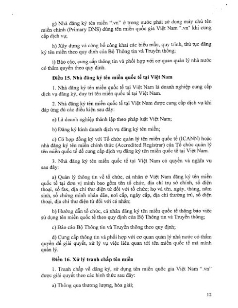 Toàn văn Nghị định số 72/2013/NĐ-CP về Quản lý, cung cấp, sử dụng dịch vụ Internet... - ảnh 12