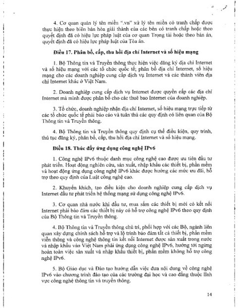 Toàn văn Nghị định số 72/2013/NĐ-CP về Quản lý, cung cấp, sử dụng dịch vụ Internet... - ảnh 14