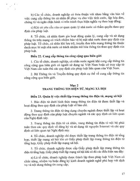 Toàn văn Nghị định số 72/2013/NĐ-CP về Quản lý, cung cấp, sử dụng dịch vụ Internet... - ảnh 17