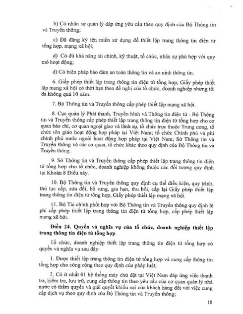 Toàn văn Nghị định số 72/2013/NĐ-CP về Quản lý, cung cấp, sử dụng dịch vụ Internet... - ảnh 18
