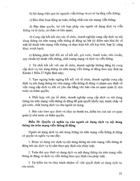 Toàn văn Nghị định số 72/2013/NĐ-CP về Quản lý, cung cấp, sử dụng dịch vụ Internet... - ảnh 22