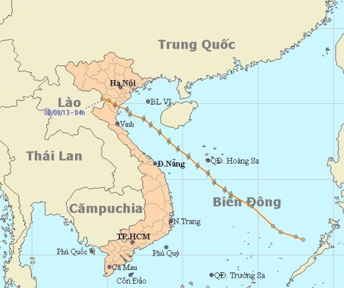 Tin cuối cùng về cơn bão số 6 (sáng 8.8) - ảnh 1
