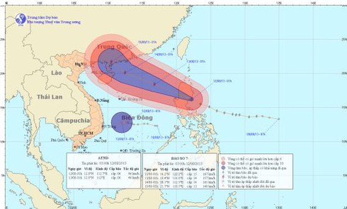 Tin mới nhất về bão Utor (số 7) ngày 12.8: Gần Biển Đông, mạnh cấp 15 - ảnh 1