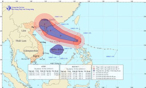 Tin bão Utor (số 7) mới nhất: Vào Biển Đông hôm nay 12.8 - ảnh 1