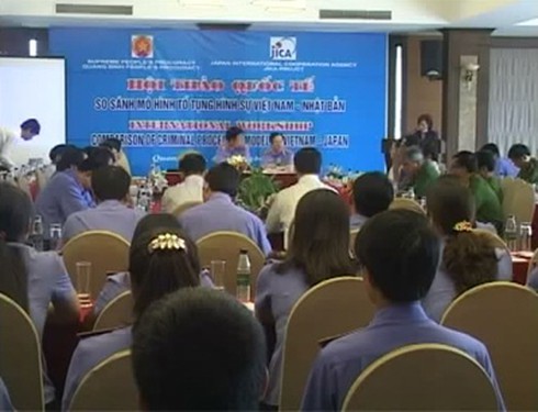 Hội thảo quốc tế so sánh mô hình tố tụng hình sự Việt Nam - Nhật Bản - ảnh 1