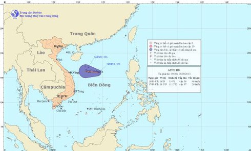 Tin mới nhất về áp thấp nhiệt đới trên Biển Đông 16/9 - ảnh 1