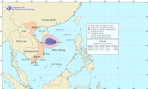 Tin mới nhất về áp thấp nhiệt đới: Đang mạnh thành bão (17/9) - ảnh 1