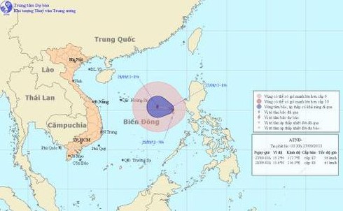 Tin áp thấp nhiệt đới mới nhất: Khả năng thành bão số 10 (27/9) - ảnh 1