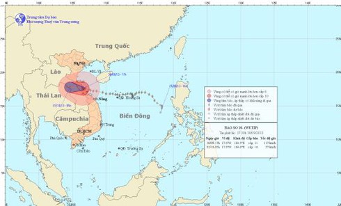 Bão số 10 vừa đổ bộ Hà Tĩnh – Quảng Bình - ảnh 1