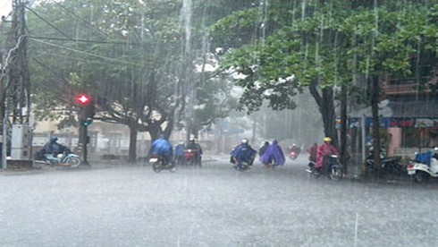 Khu vực an táng Đại tướng trời đang mưa rất to - ảnh 1