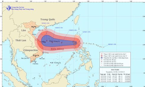 Tin bão số 11 mới nhất sáng 12/10: Hoành hành trên biển Đông - ảnh 9