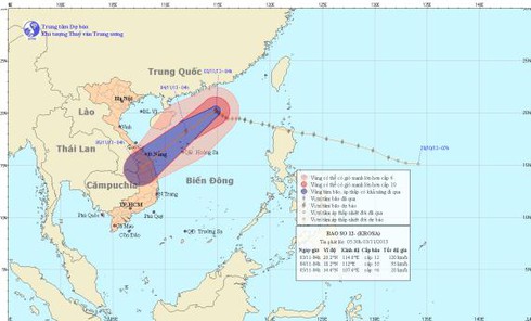 Tin bão số 12 mới nhất sáng 3/11: Quảng Trị đến Quảng Ngãi ứng phó bão - ảnh 1