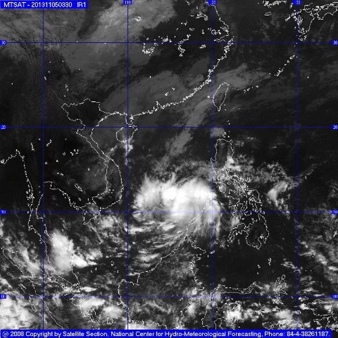 Tin bão số 13, bão Haiyan mới nhất và dự báo thời tiết - ảnh 1