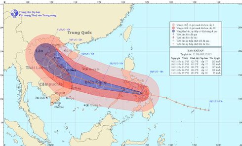 Tin bão Haiyan (bão số 14) mới nhất trưa 8/11 - ảnh 2