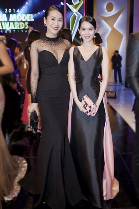 Ngọc Trinh khoe sắc bên diễn viên 'Người thừa kế' - ảnh 5