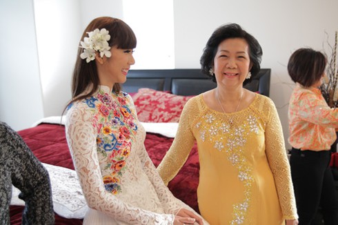 Ngọc Quyên rạng rỡ trong lễ rước dâu - ảnh 10