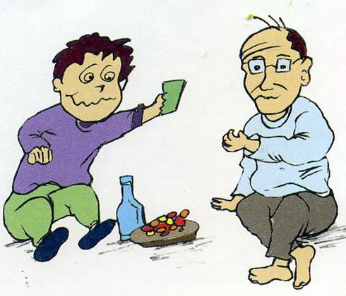 Chọc cười ngày Tết: Chàng độc thân ăn tất niên! - ảnh 1