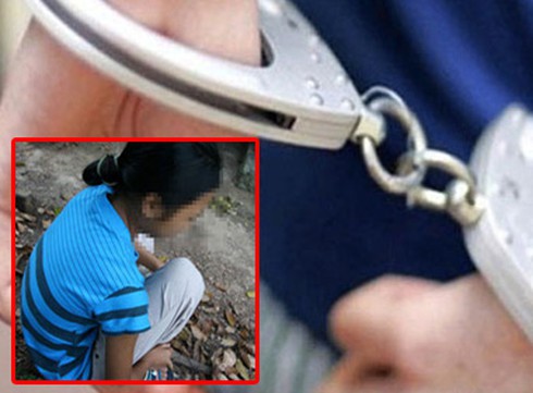 Đang khống chế, dâm ô bé gái trong vườn thì bị phát hiện - ảnh 1