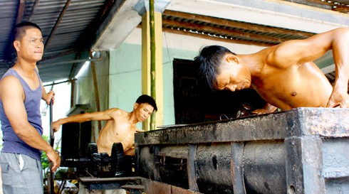 Ảnh đẹp lao động: Mùa ép dầu phụng - ảnh 6