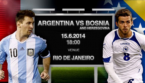 World Cup 2014: Argentina vs Bosnia & Herzegovina trên sân Maracana - ảnh 1