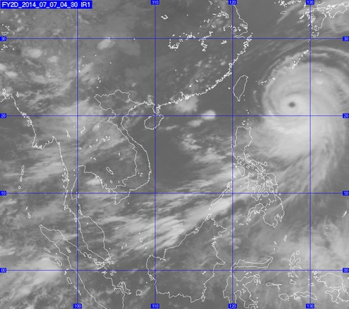 Siêu bão đầu tiên 2014: Neoguri lồng lộn trên Thái Bình Dương - ảnh 3