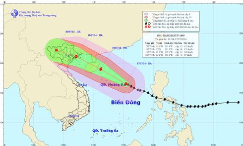 Tin bão số 2 gần bờ ngày 17/7: Giật cấp 15, 16, biển động dữ dội - ảnh 1