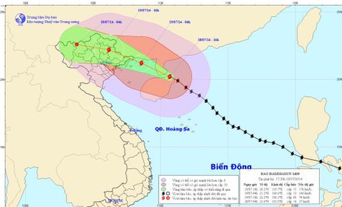 Tin bão số 2 khẩn cấp chiều 18/7: Mạnh cấp 15,cách Móng Cái 350km - ảnh 1