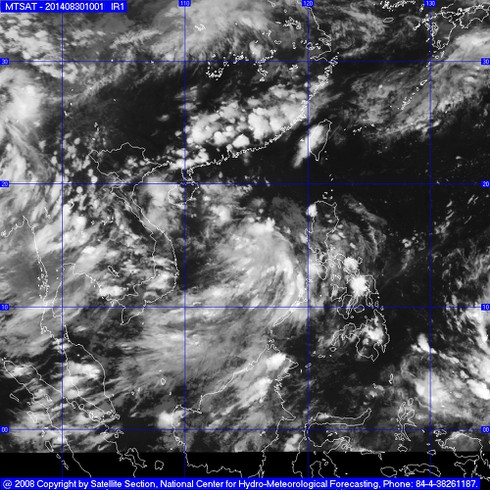 Diễn biến vùng áp thấp mới và thời tiết ngày 31/8 - ảnh 1