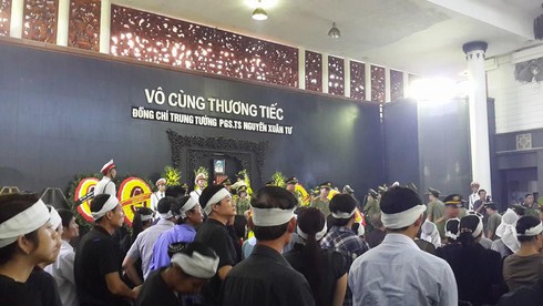 Lễ tang Trung tướng Nguyễn Xuân Tư diễn ra sáng nay 4/9 - ảnh 1