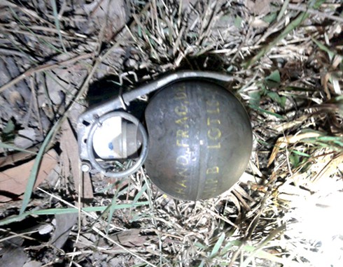 Phát hiện vỏ quả lựu đạn còn sót lại ở phim trường - ảnh 1