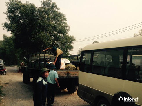 Trực thăng quân sự UH-1 bị rơi tại Bình Chánh - ảnh 1