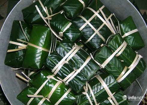 Cách gói bánh chưng vuông bằng tay đảm bảo xanh, đẹp, ngon - ảnh 5