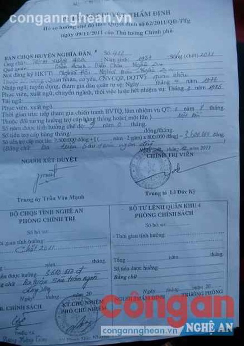 Cựu chiến binh bị khai tử khi đang... sống - ảnh 2