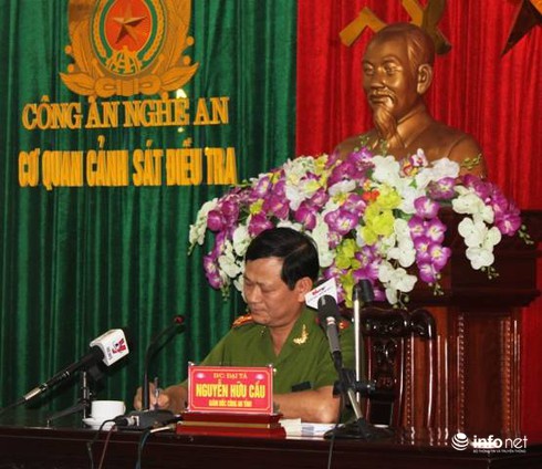 Họp báo vụ án ở Nghệ An: Nghi phạm giết 4 người rồi định đốt lán - ảnh 1