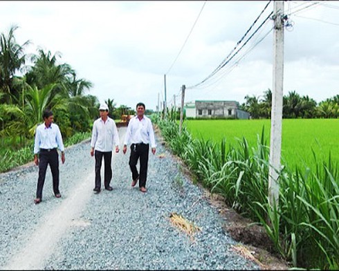 Xã thứ 12 của Tiền Giang về đích trong phong trào xây dựng nông thôn mới - ảnh 1