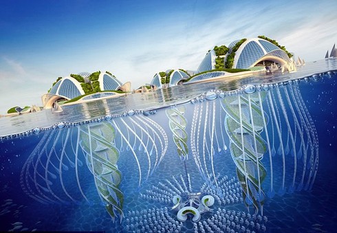 Tòa nhà chọc trời dưới nước đầu tiên - ảnh 1